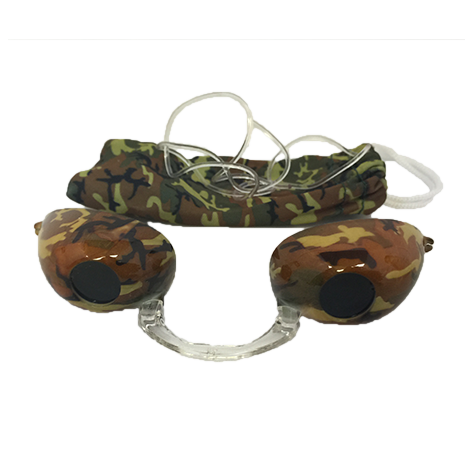 Camouflage Fashion Podz - Fashionable Tanning Goggles with Case