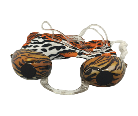 Tiger Stripes Fashion Podz - Fashionable Tanning Goggles with Case