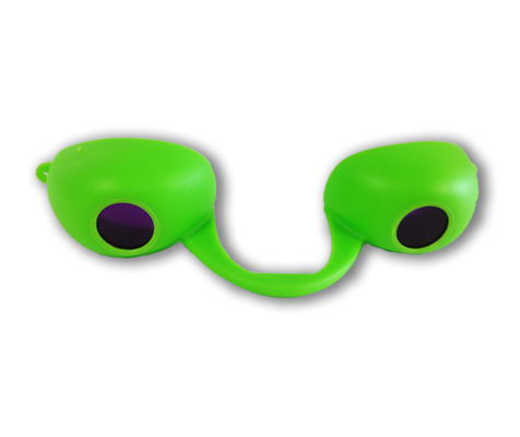 Green Flex Podz - Traditional Flexible Soft Tanning Goggles