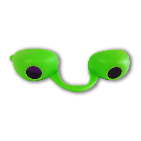 Green Flex Podz - Traditional Flexible Soft Tanning Goggles