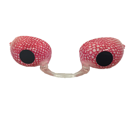 Pink Snake Skin Fashion Podz - Fashionable Tanning Goggles